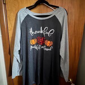 Thankful Graphic Long Sleeve Shirt